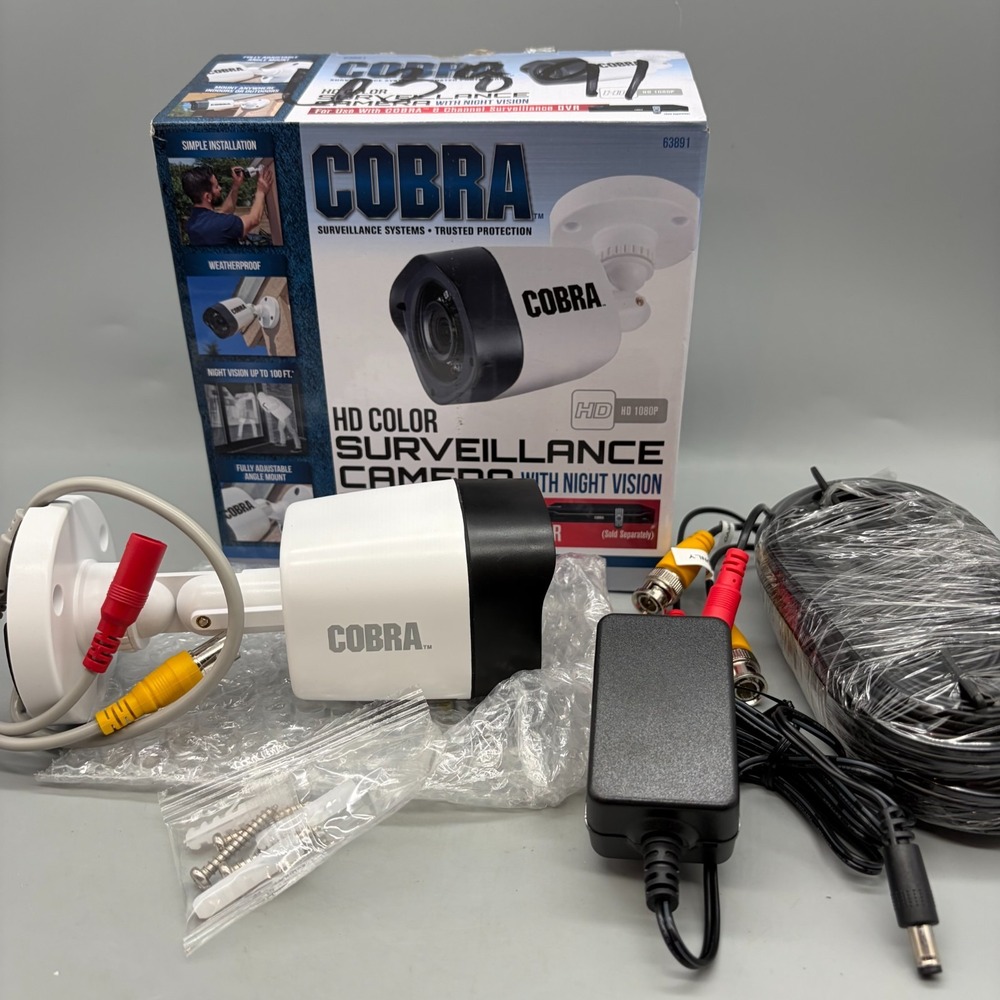 Cobra 1080p HD Surveillance Security Camera & Cable 63891